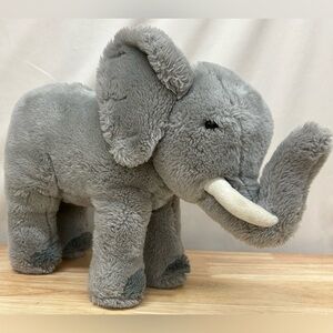 DAKIN Vintage 1982 Gray Plush Elephant 17”